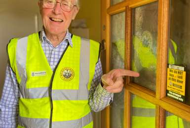 Peter Humphrys is Castle Villages’ neighbourhood watch, volunteer