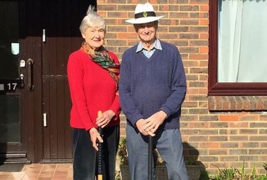 Pip and Jean Calvert, Elmbridge Village