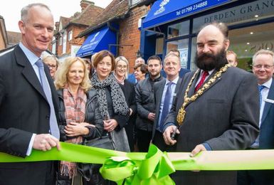 Saffron Walden Mayor opens Debden Grange marketing suite