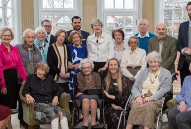 MP Theresa May calls in for coffee at Thamesfield