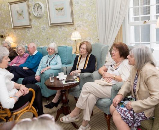 MP Theresa May Calls In For Coffee At Thamesfield 2