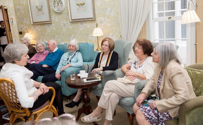 MP Theresa May Calls In For Coffee At Thamesfield 1