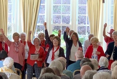 The choir is back in action for Jubilee Celebrations