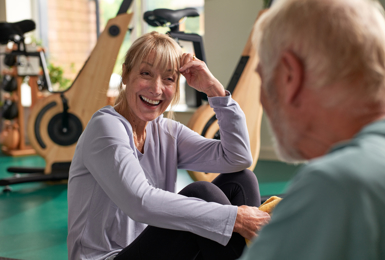 Upgrades to Gradwell Park wellness facility help residents to track fitness levels on new Egym equipment