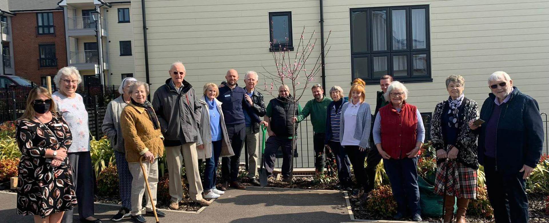 Debden Grange Have Joined The Queen’S Green Canopy Initiative With The Planting Of A Cherry Blossom Tree.